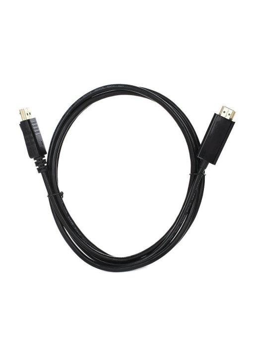 Кабель DisplayPort HDMI 1.8 м без звука 1080p медь