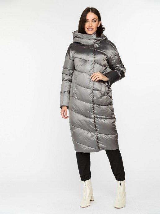 Piomino | Пальто зимнее длинное с капюшоном