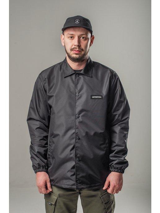 Antisocial We are who we are | Куртка рубашка на кнопках Coach Jacket