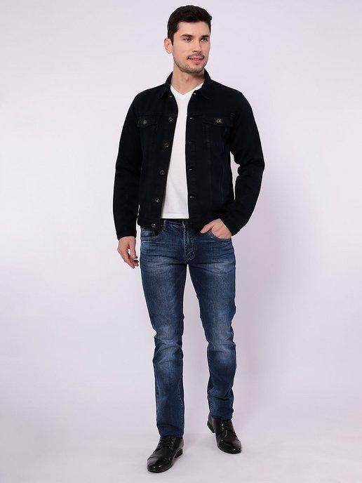 Куртка мужская джинсовая классическая прямого кроя