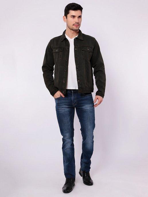 Куртка мужская джинсовая классическая прямого кроя