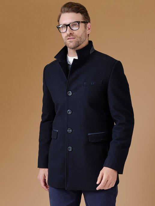 Пальто модное шерстяное теплое премиальное