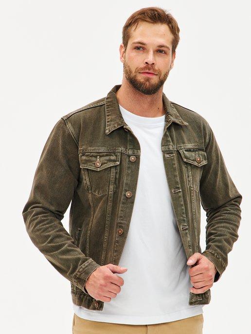 Koutons | Куртка мужская джинсовая классическая прямого кроя