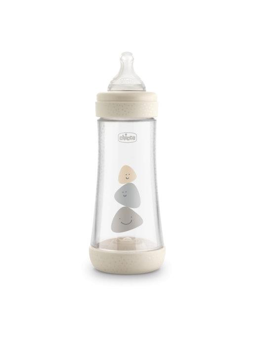Бутылочка для новорожденных 4мес.+,силиконовая соска, 300мл