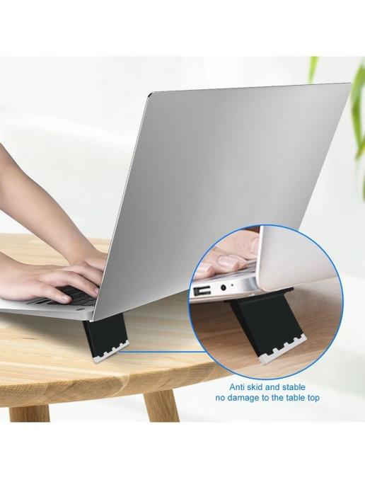 Подставка для ноутбука охлаждающая складная ножки для макбук