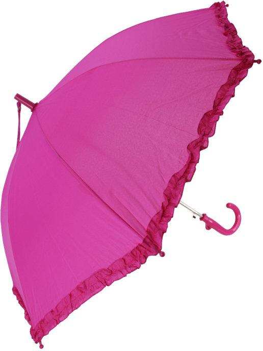 Зонт детский для девочки, зонтик трость со свистком