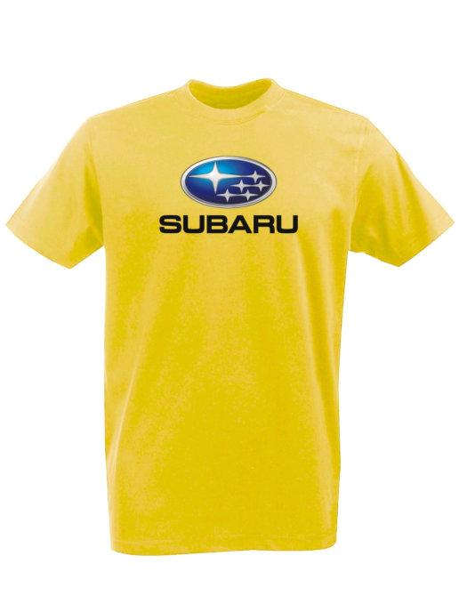 Футболка с принтом Субару (Subaru)