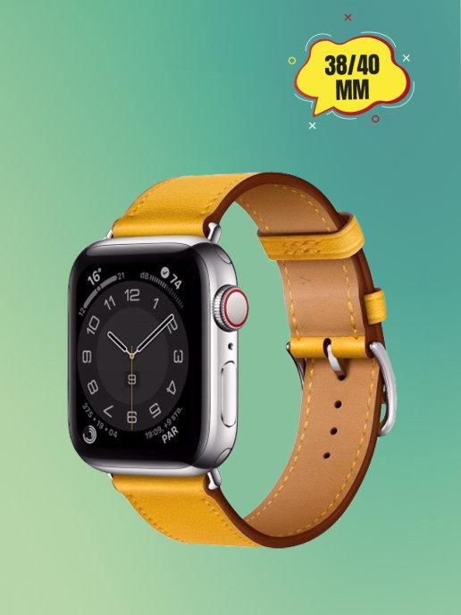 LIME-STORE | Кожаный ремешок Apple Watch 38-40-41 мм