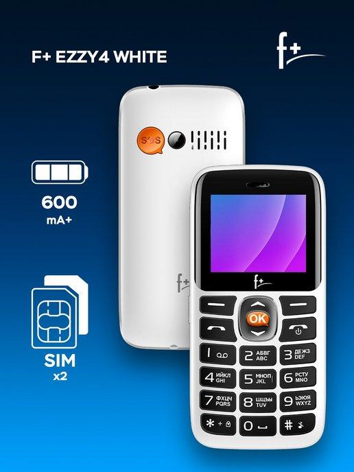 Fplus | Мобильный телефон Ezzy 4 белый 2 SIM 0,08 Мп