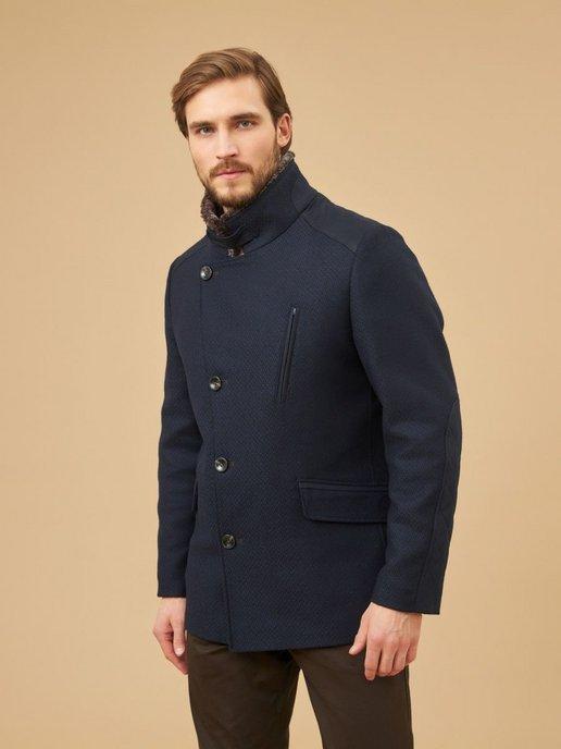 ROYALSPIRIT | Пальто мужское драповое из шерсти, полупальто теплое, бушлат