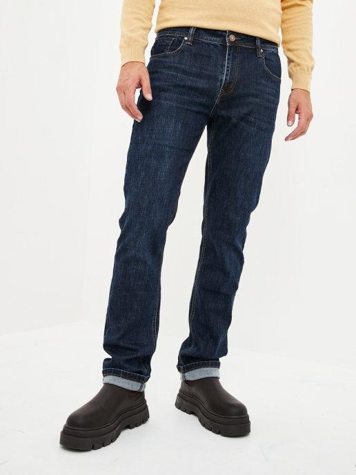 Джинсы мужские прямые штаны широкие классика