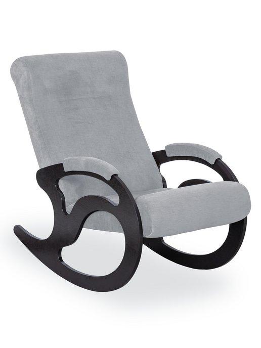 Кресло-качалка для дома комфортное велюр 64x90 см