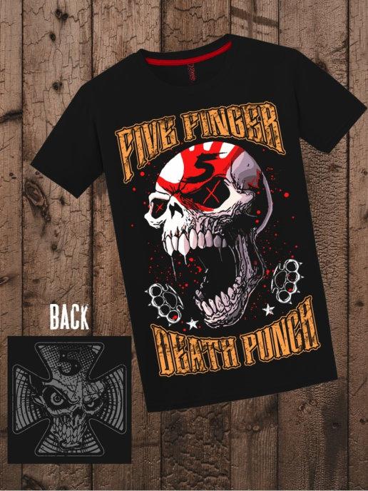 Футболка с принтом Five Finger Death Punch