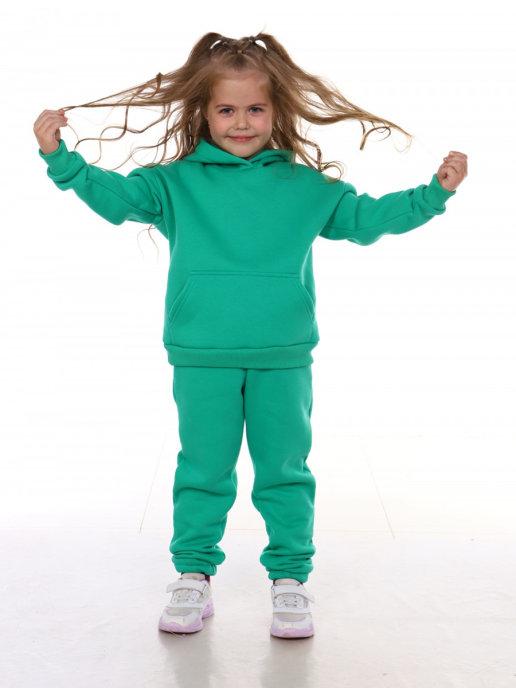 детский спортивный костюм на флисе для девочки