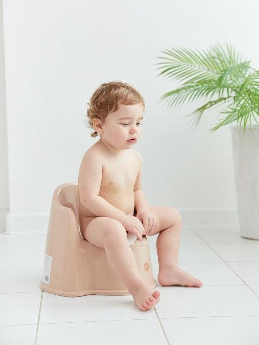 Горшок-кресло детский высокий с крышкой для мальчика девочки