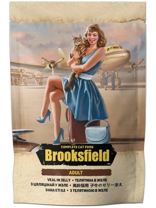 BROOKSFIELD | Влажный корм для кошек Телятина в желе