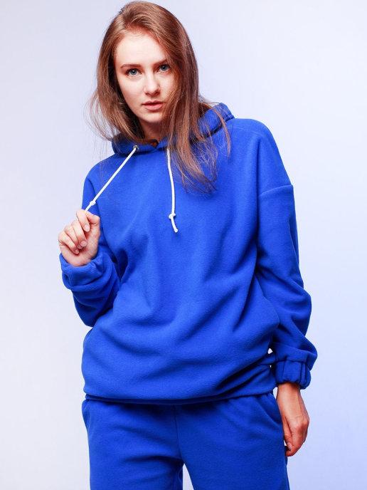 Худи Оверсайз с капюшоном длинное (Hoodie Oversize)