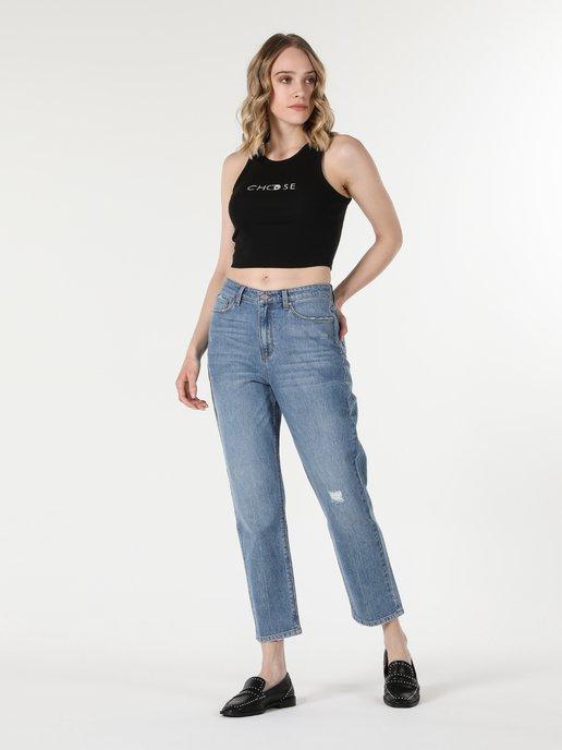 Джинсы укороченные 883 ROXY Crop Mom Fit