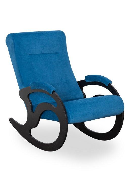 Кресло-качалка для дома комфортное велюр 64x90 см