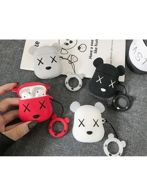 Чехол силиконовый для наушников Apple AirPods Pro Bearbrick…