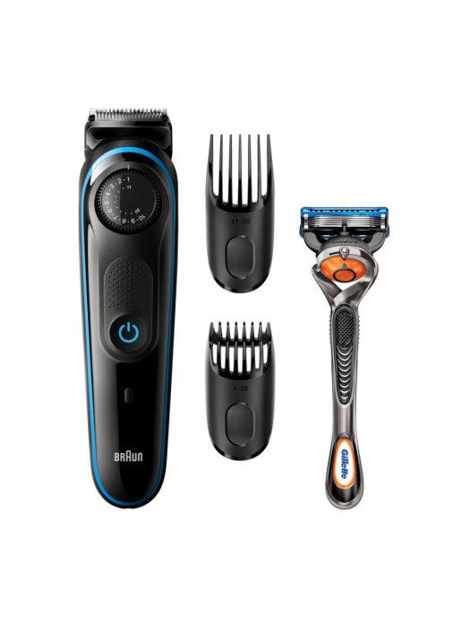 Триммер для бороды BT3240 с 2 гребнями и бритвой Gillette Fu…