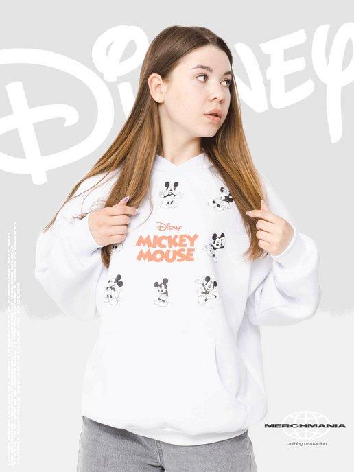 Толстовка оверсайз с принтом Микки Маус Disney Mickey Mouse