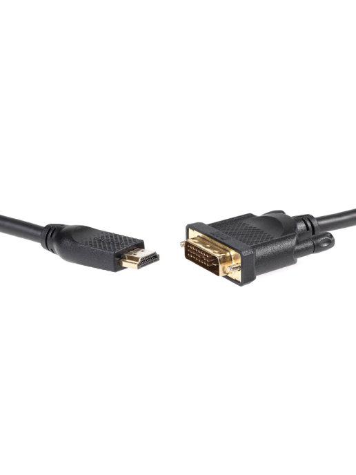 Кабель HDMI DVI-D без фильтров 1080p 60Hz 1.5м медь