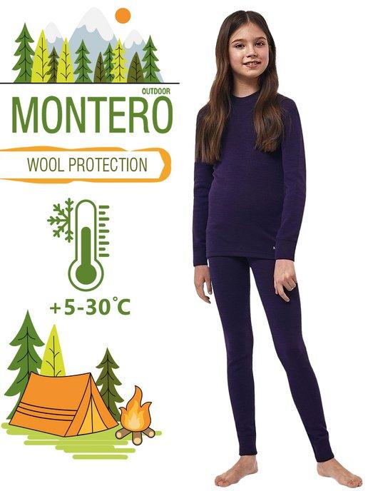 Montero outdoor | Термобелье комплект с шерстью Wool Protection