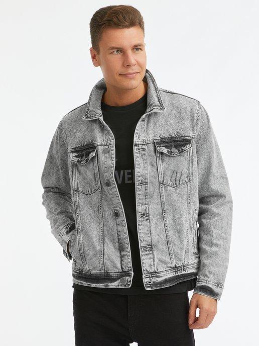 Куртка джинсовая с нагрудными карманами