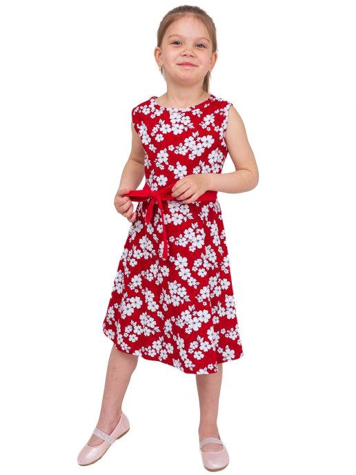 Сарафан для девочек летний пляжный детское платье