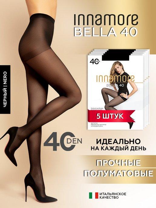 Колготки капроновые с шортиками Bella 40 ден, 5 шт