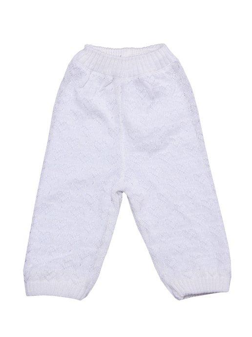 Детские штанишки для новорожденных мальчика малыша вязаные