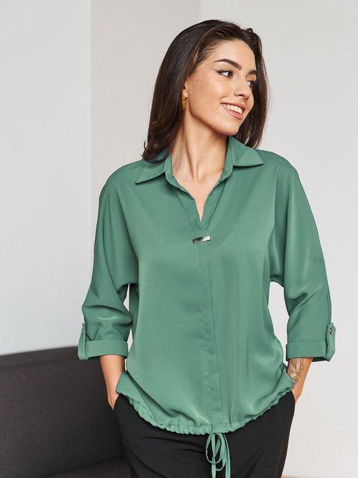 Блузка нарядная Рубашка с длинным рукавом