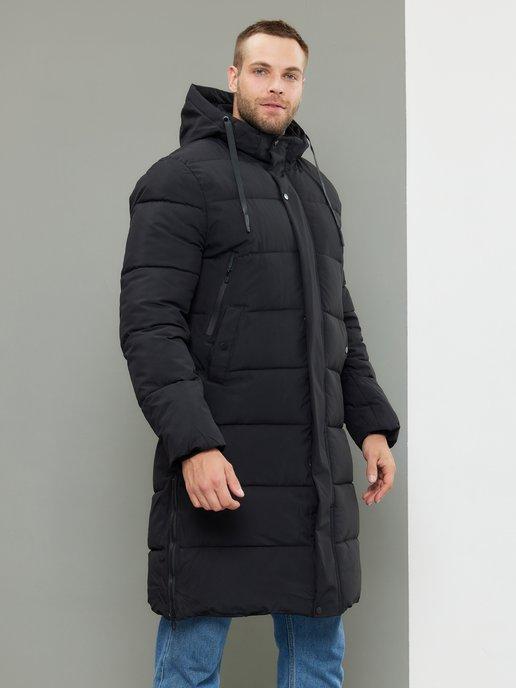 kail | Пуховик длинный больших размеров, куртка зимняя