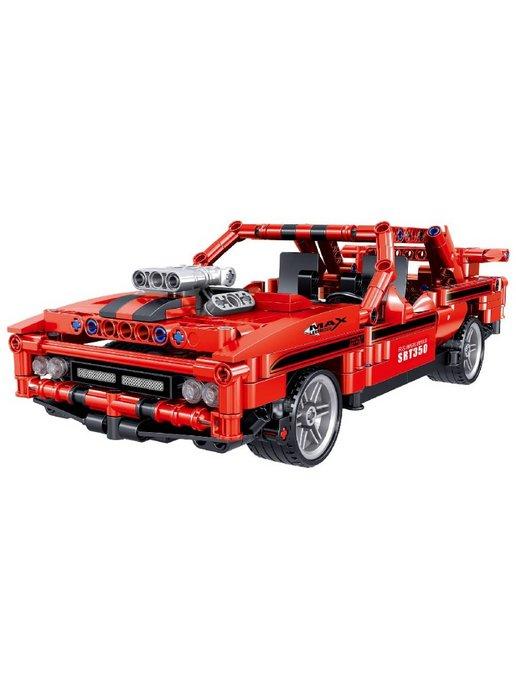 Лего гоночная машинка с инерционным двигателем