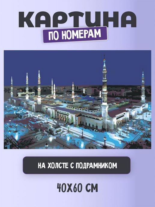 Картина по номерам на холсте с подрамником, Раскраска 40х60