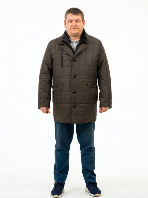 Куртка зимняя больших размеров мех оверсайз