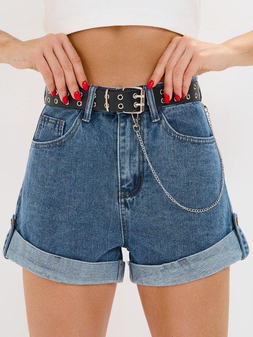 шорты джинсовые летние с карманами