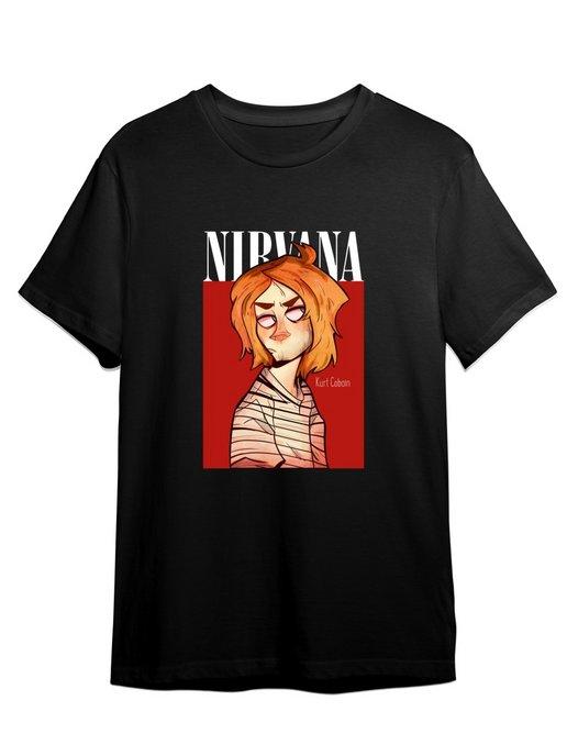 Футболка рок-группа Нирвана Nirvana Курт Кобейн