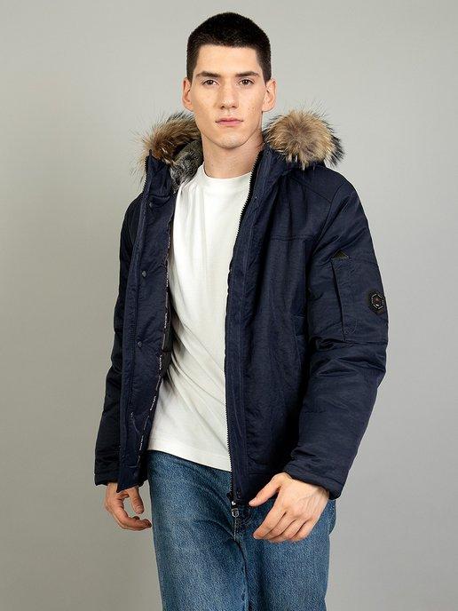 Куртка зимняя с капюшоном аляска
