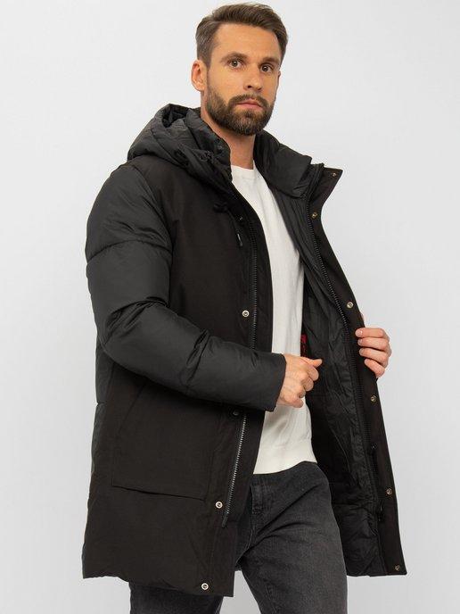 AWER | Куртка зимняя удлиненная утепленная -30 с капюшоном
