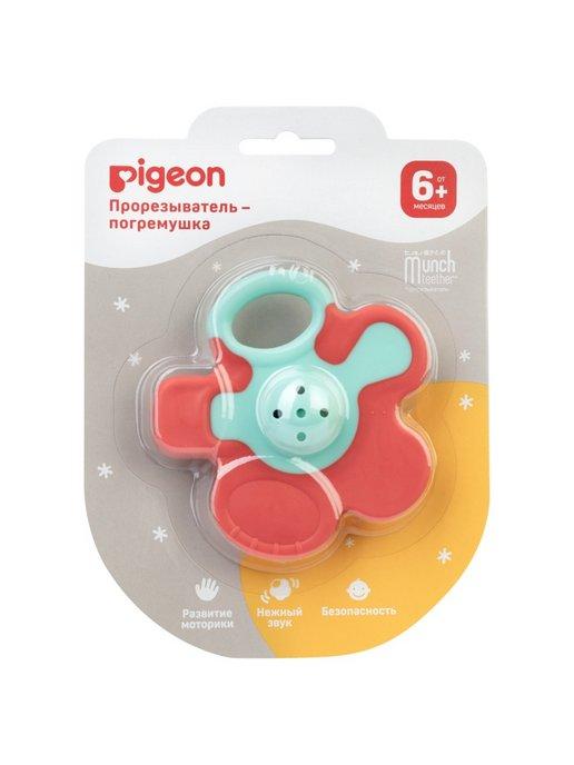 Прорезыватель - погремушка, Munch teether, 6 мес