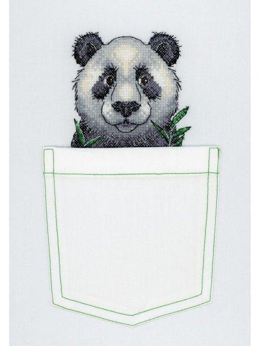 Набор для вышивания "Веселая панда" 8х9