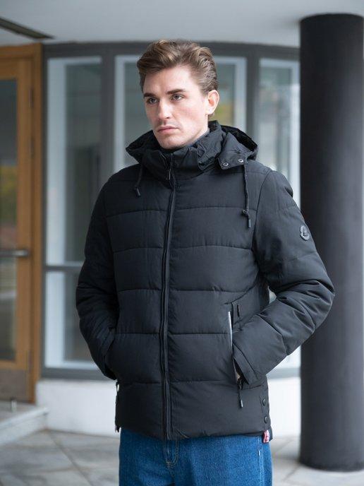 Куртка для мужчин зимняя короткая пуховик