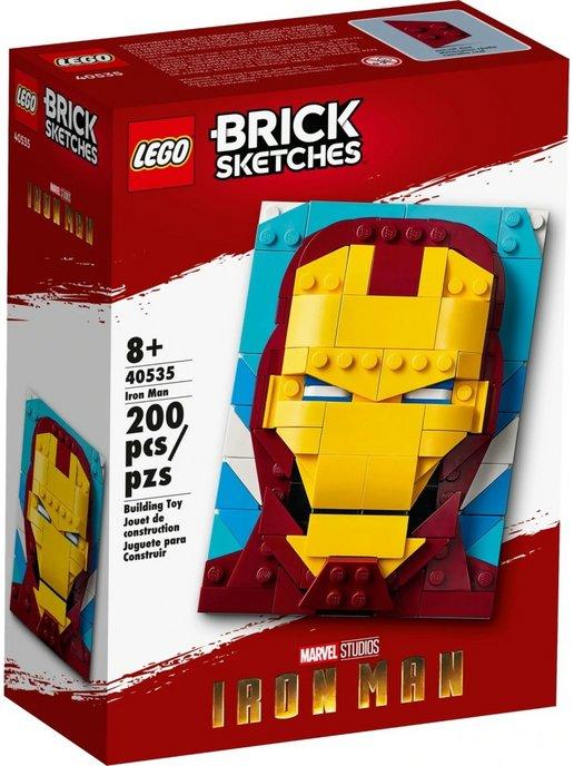 Конструктор Brick Sketches 40535 Железный человек