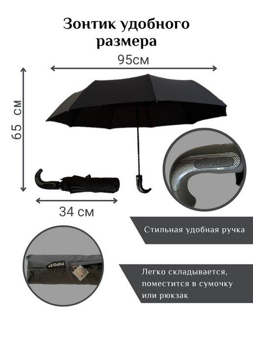 Зонт мужской женский автомат,складной большой купол, зонтик…