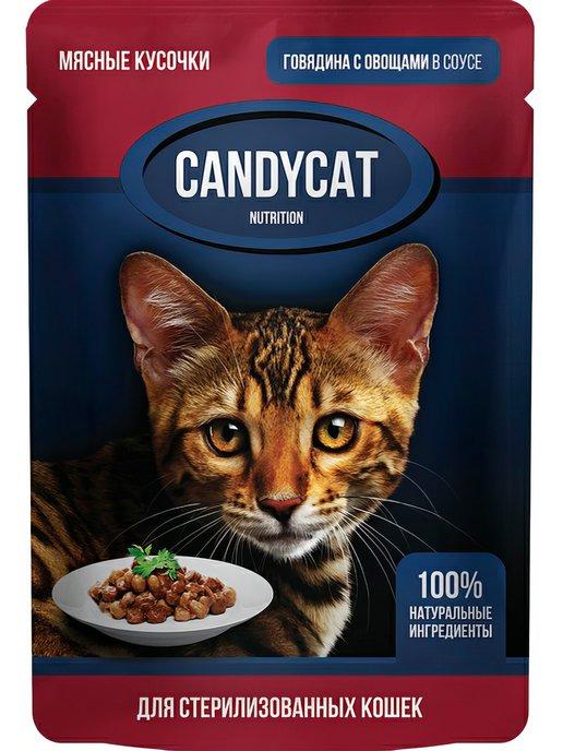 Candycat | Корм для кошек 85 г, 25 шт