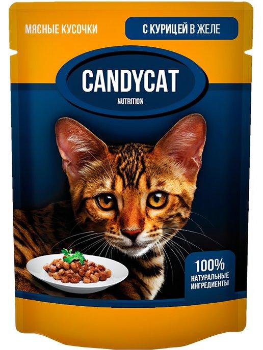 Candycat | Корм для кошек 85 г, 24 шт