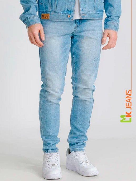 MKJeans | Джинсы зауженные к низу стрейч, одежда базовая