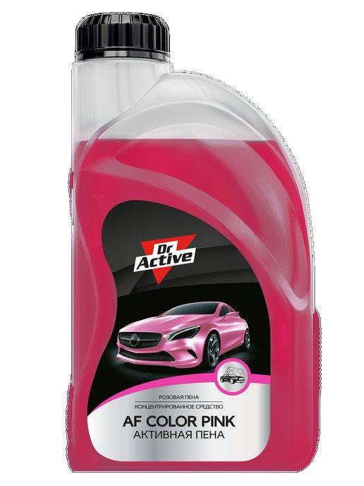 Автошампунь для бесконтактной мойки "AF Color Pink" 1 л